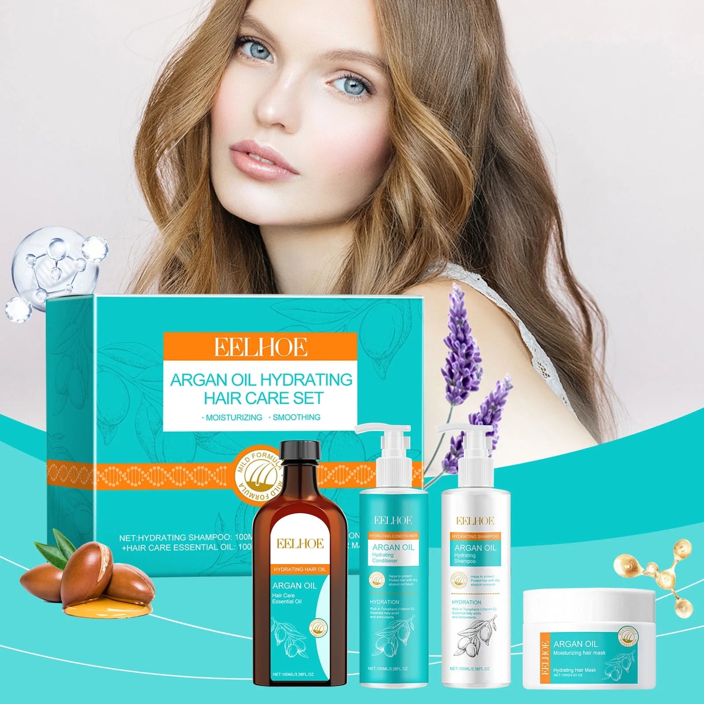 Eelhoe - Argan Oil Hydrating Hair Care Set (Original)