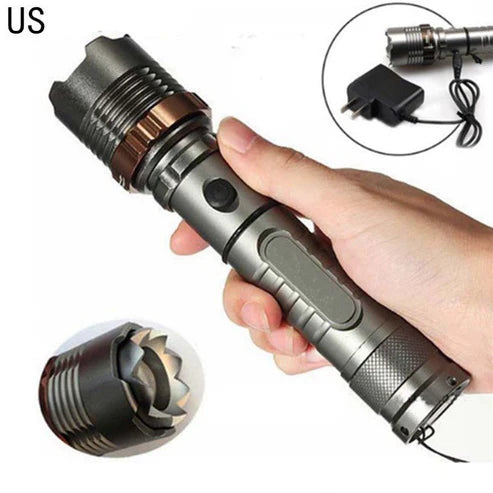 T6 Aluminum Alloy Rotating Focusing Flashlight